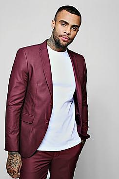 Boohoo Plain Skinny Fit Suit Jacket