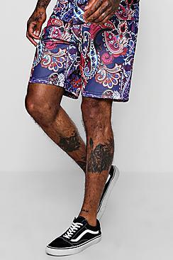 Boohoo Paisley Print Short Co-ord