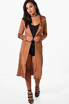 Boohoo Petite Julia Premium Slinky Duster