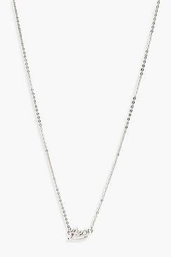 Boohoo Lily Leo Star Sign Necklace