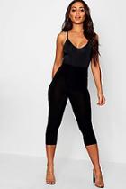 Boohoo Alicia Slinky Cropped Skinny Trousers