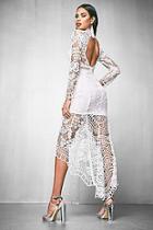 Boohoo Premium Millie High Low Maxi Crochet Dress
