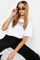 Boohoo World Tour 96 Slogan T-shirt