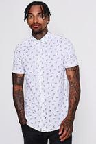 Boohoo All Over Tiger Print Short Sleeve Shirt