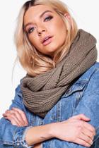 Boohoo Rosie Oversize Snood Khaki