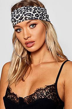 Boohoo Leopard Print Headband