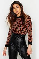 Boohoo Cropped Knitted Jumper