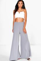 Boohoo Naeve Extreme Wide Leg Trousers Dove
