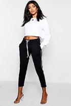 Boohoo Tricot Piped Jogger