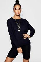 Boohoo Evie Loose Fit Jumper