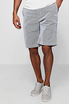 Boohoo Stripe Slim Fit Cotton Short