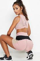 Boohoo Petite Fit Premium Panel Hot Pant