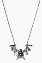 Boohoo Aleena Halloween Bat Pendant Necklace