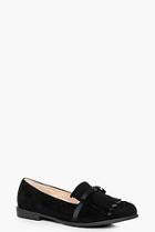Boohoo Kate Fringe Detail Loafer