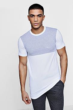 Boohoo Longline Man Signature Muscle Fit T-shirt