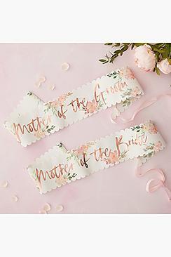 Boohoo Floral Mother Of The Bride & Groom Sash 2pk