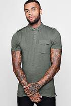 Boohoo Cotton Slub Polo