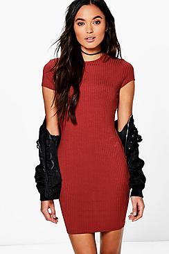 Boohoo Orlaith Cap Sleeved Bodycon Dress