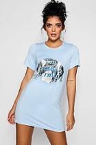 Boohoo Mermaid Foil Sleep Tee