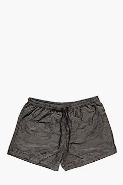 Boohoo Short Length Camo Swim Short