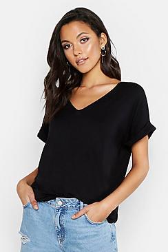 Boohoo Tall V-neck Oversized T-shirt