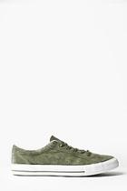 Boohoo Khaki Suedette Lace Up Trainers