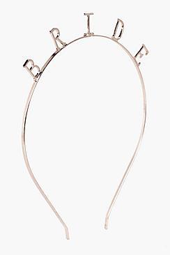 Boohoo Bride Slogan Headband