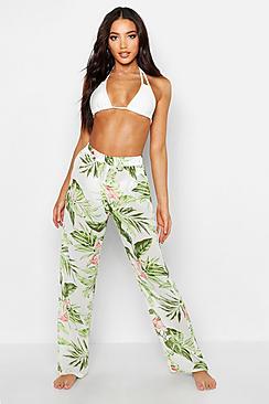 Boohoo Tropical Beach Trousers