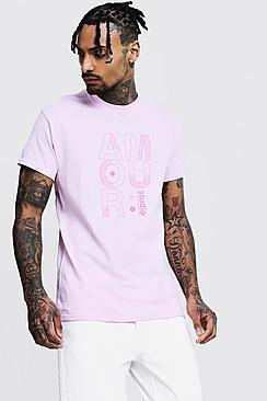 Boohoo Amour Studio Print Tee