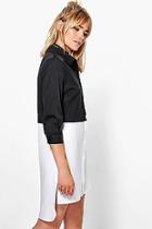 Boohoo Angharad Colour Block Shirt Dress