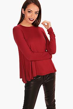 Boohoo Basic Long Sleeved Top