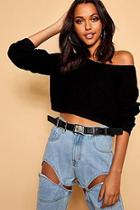 Boohoo V-back Crop Jumper