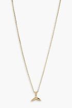 Boohoo Delicate Mermaid Tail Pendant Necklace