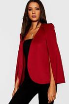 Boohoo Tall Cape Blazer