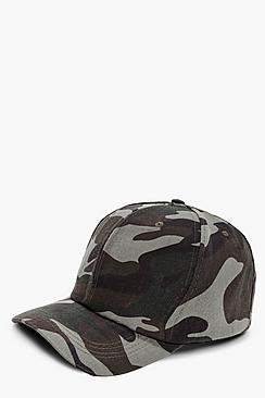Boohoo Darcy Camo Baseball Cap