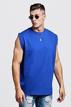 Boohoo Oversized Boxy Fit Drop Arm Hole Tank