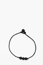 Boohoo 2 Pack Lava Bead Necklace And Bracelet