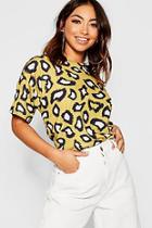 Boohoo Leopard Print T-shirt