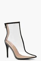 Boohoo Pointed Clear Shoe Boots