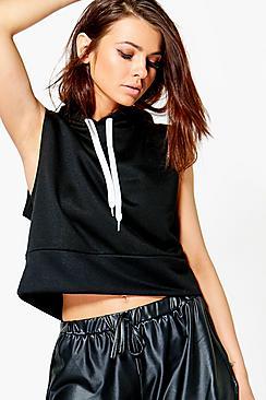 Boohoo Fiona Sleeveless Basic Hoody