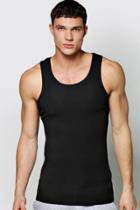 Boohoo Extreme Muscle Fit Tank Top Black