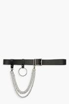 Boohoo Plus Waist O Ring Chain Belt