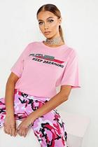 Boohoo Future Printed Slogan T-shirt