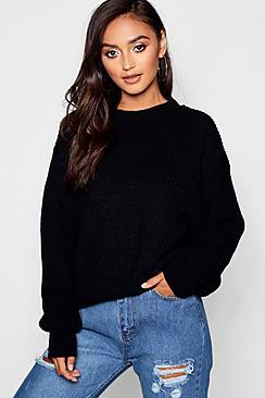 Boohoo Petite Ivy Oversized Sweater