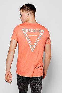 Boohoo Back Print T Shirt