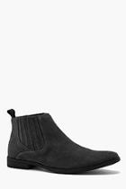 Boohoo Western Covered Gusset Faux Suede Chelsea Boot