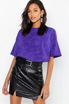 Boohoo Stone Wash Oversized T-shirt