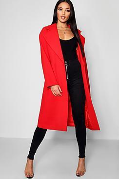 Boohoo Oversized Collar Coat