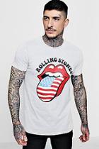 Boohoo Rolling Stones Lips License T-shirt