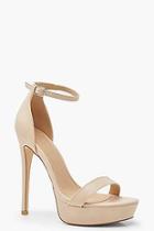 Boohoo High Platform 2 Part Heels